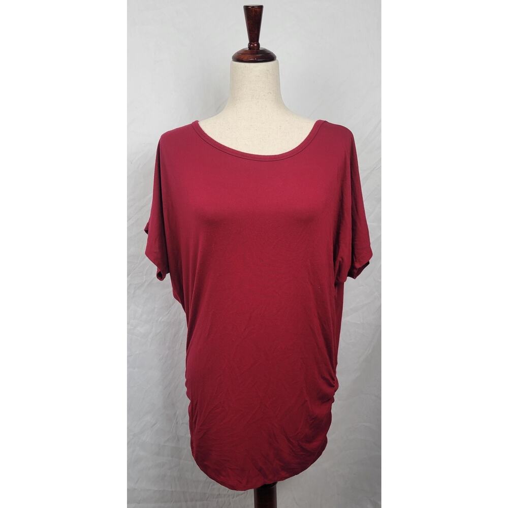 Made by Johnny Women's XL Red Blouse